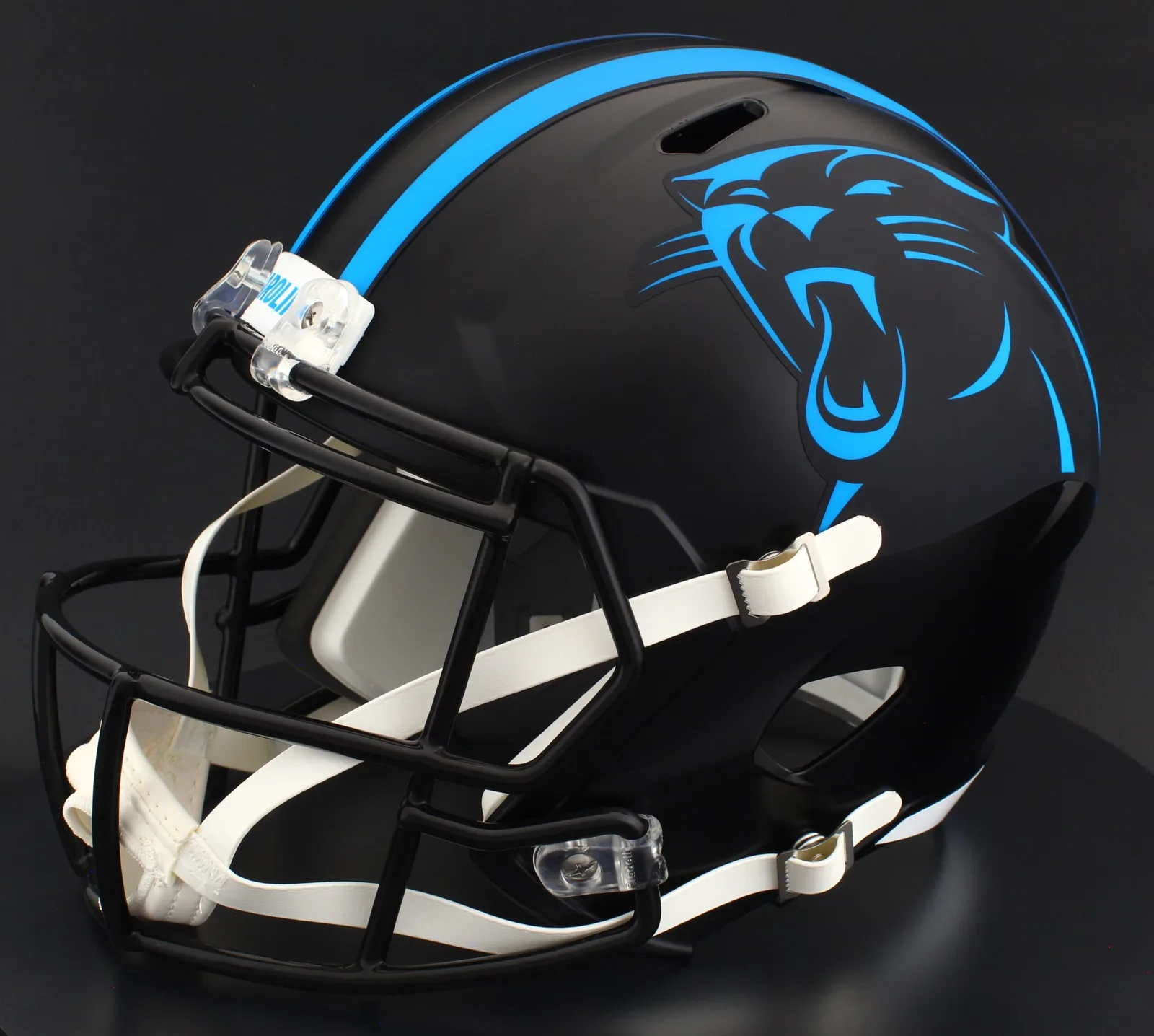 Carolina Panthers Riddell Replica Speed Football Helmet – 2022 Alternate On-Field Panther