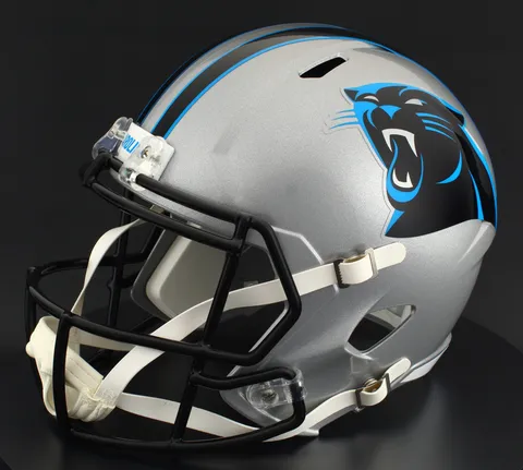 Carolina Panthers Riddell Replica Speed Football Helmet – Silver Panther