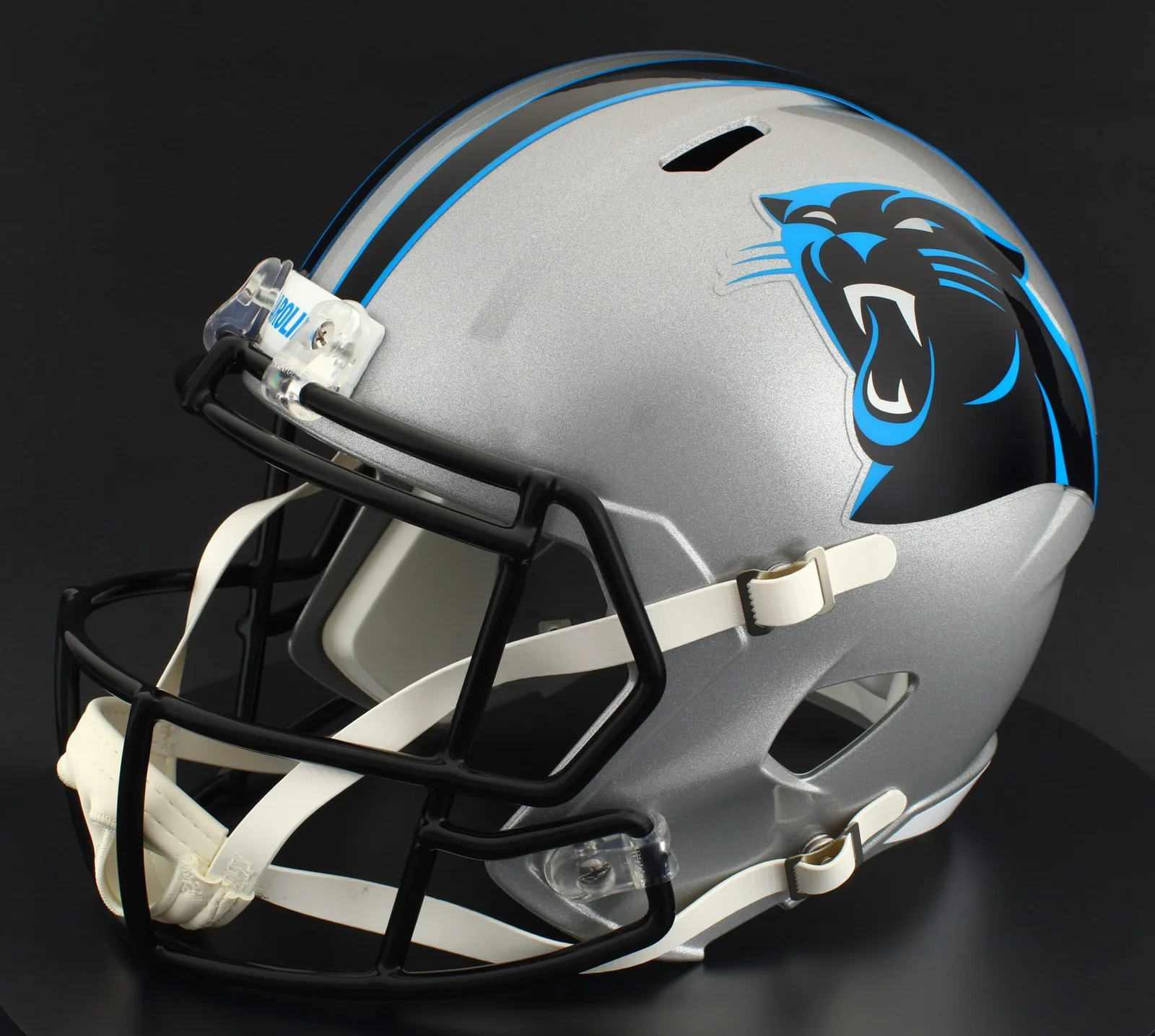 Carolina Panthers Riddell Replica Speed Football Helmet – Silver Panther