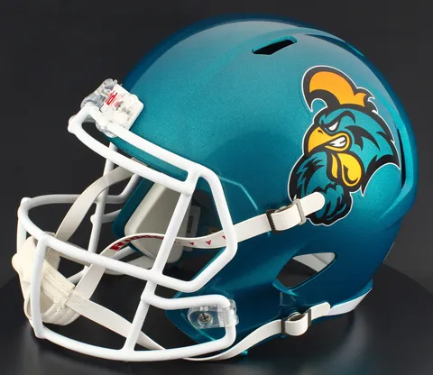 Coastal Carolina Chanticleers Riddell Replica Speed Football Helmet – Teal Chanticleer