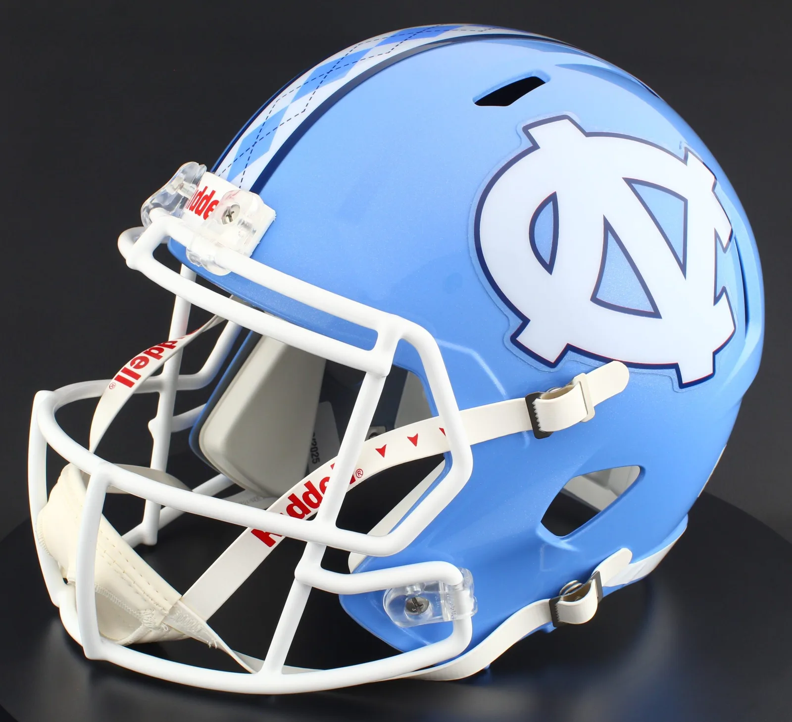 North Carolina Tar Heels Riddell Replica Speed Football Helmet – Carolina Blue Interlocking NC