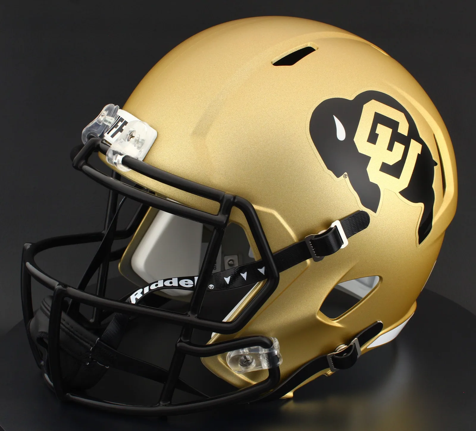 Colorado Buffaloes Riddell Replica Speed Football Helmet – Gold Buffalo