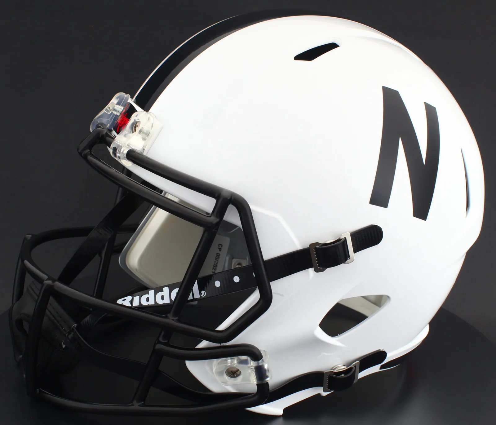 Nebraska Cornhuskers Riddell Replica Speed Football Helmet – Black Out