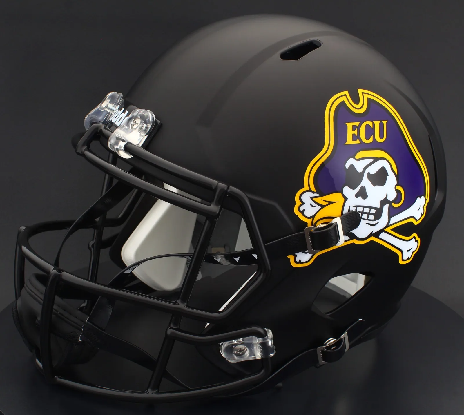 East Carolina Pirates Riddell Replica Speed Football Helmet – Matte Black