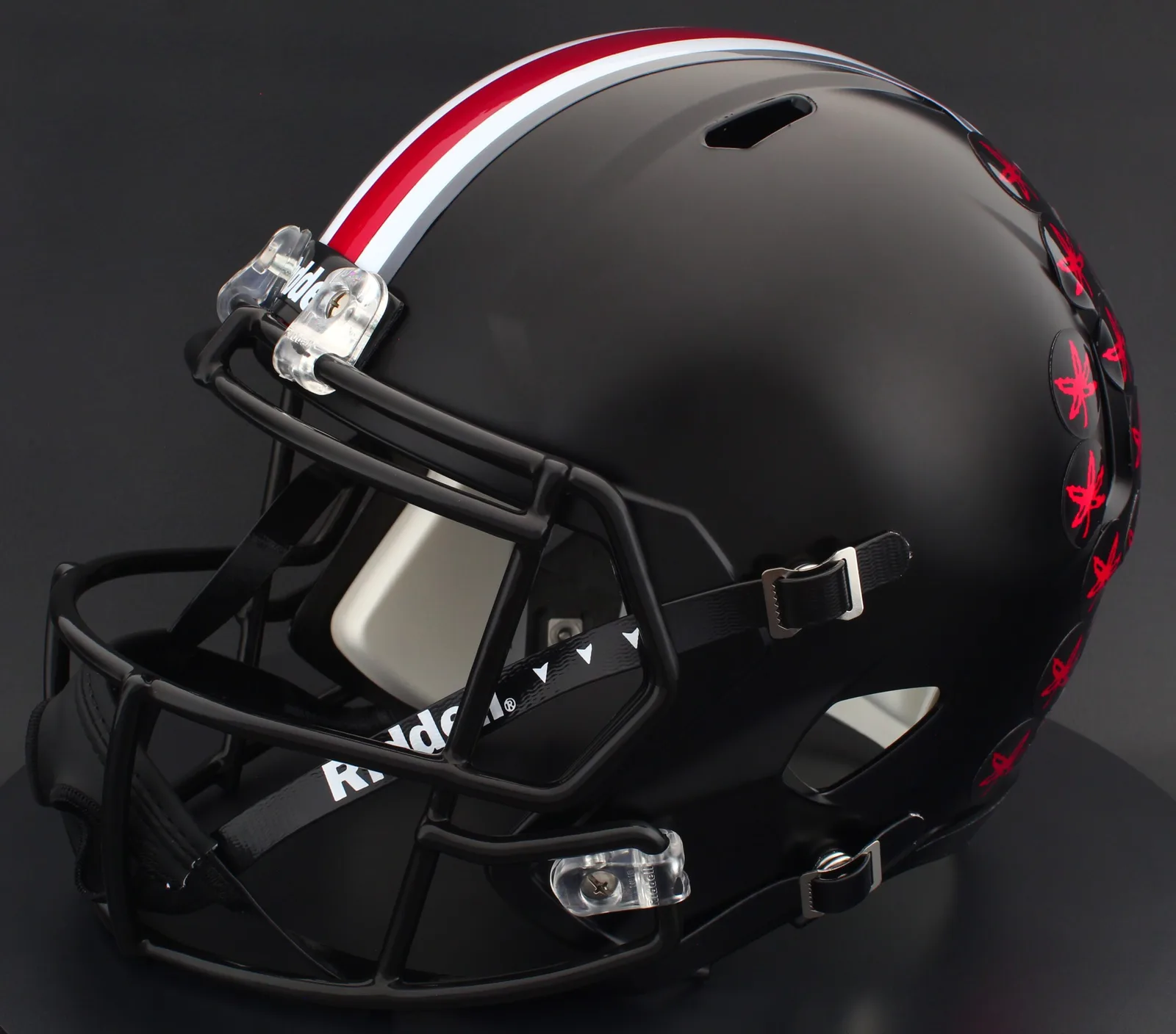 Ohio State Buckeyes Riddell Replica Speed Football Helmet – Satin Black