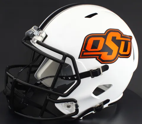 Oklahoma State Cowboys Riddell Replica Speed Football Helmet – Chrome Decal, Chrome Decal