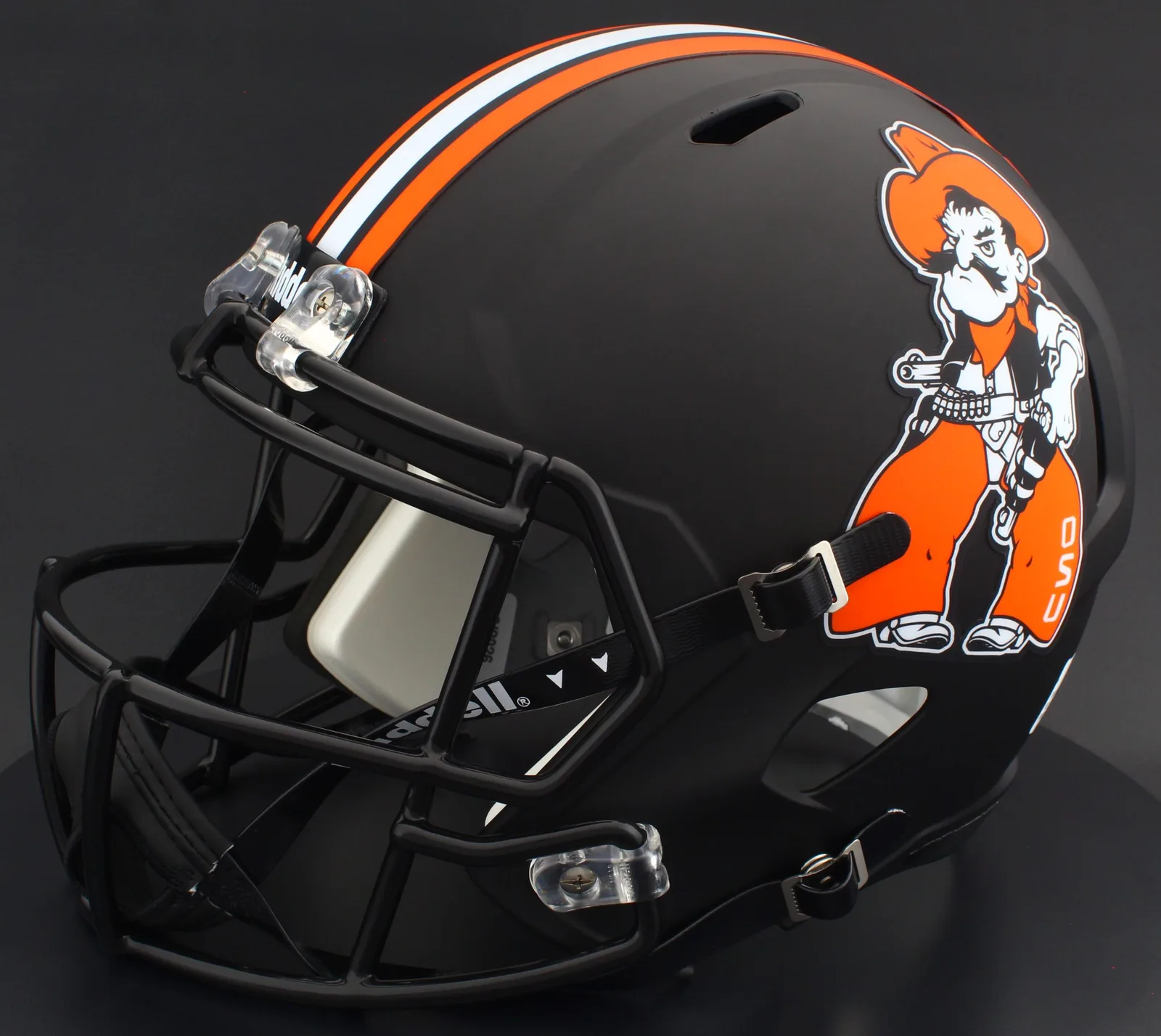 Oklahoma State Cowboys Riddell Replica Speed Football Helmet – Pistol Pete
