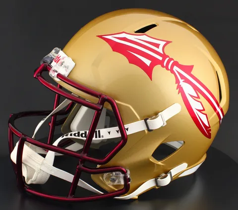 Florida State Seminoles Riddell Replica Speed Football Helmet – Metallic Paint