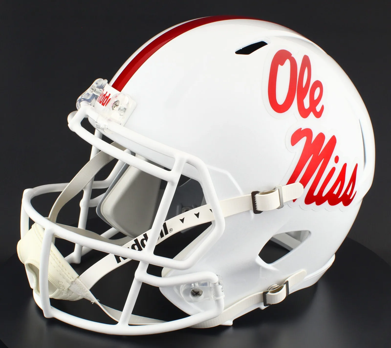 Ole Miss Rebels Riddell Replica Speed Football Helmet – Gloss White