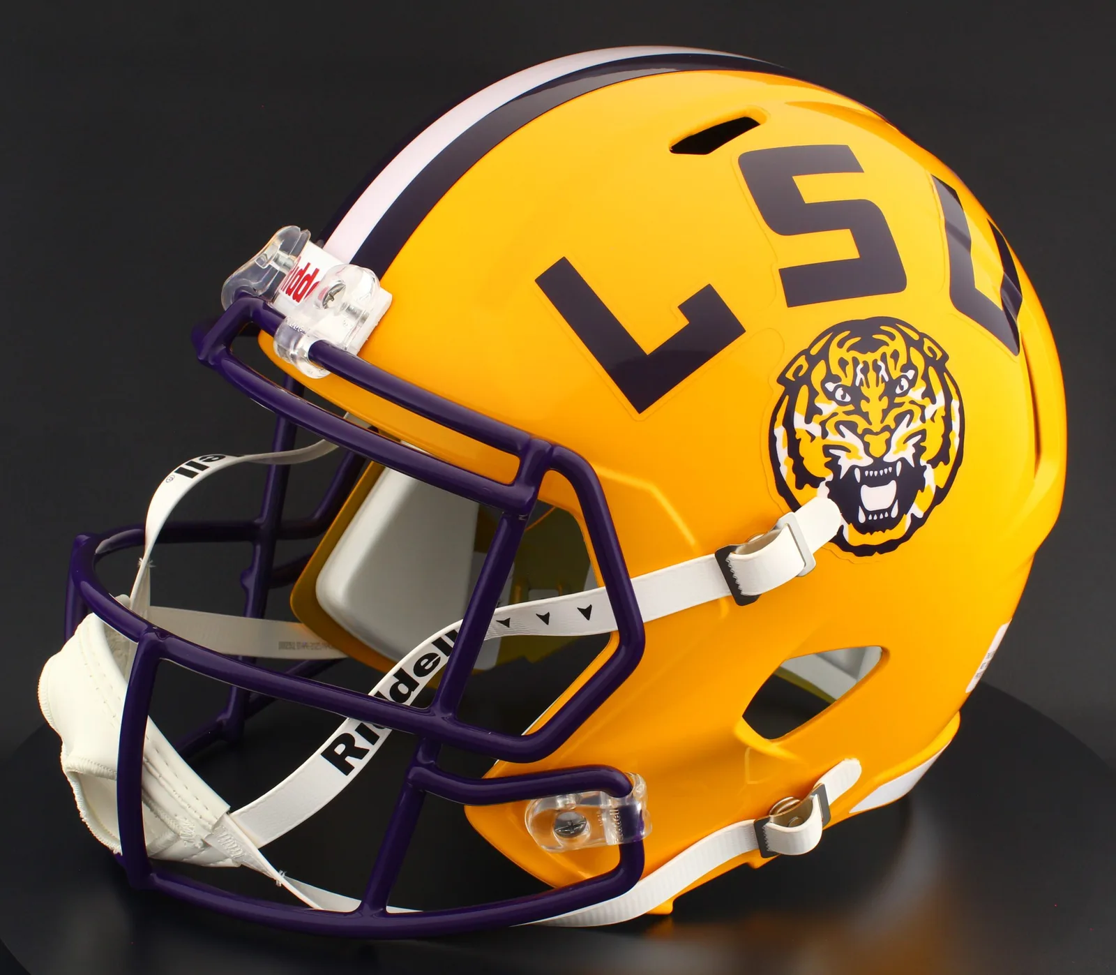 LSU Tigers Riddell Replica Speed Football Helmet – Gold LSU Tiger