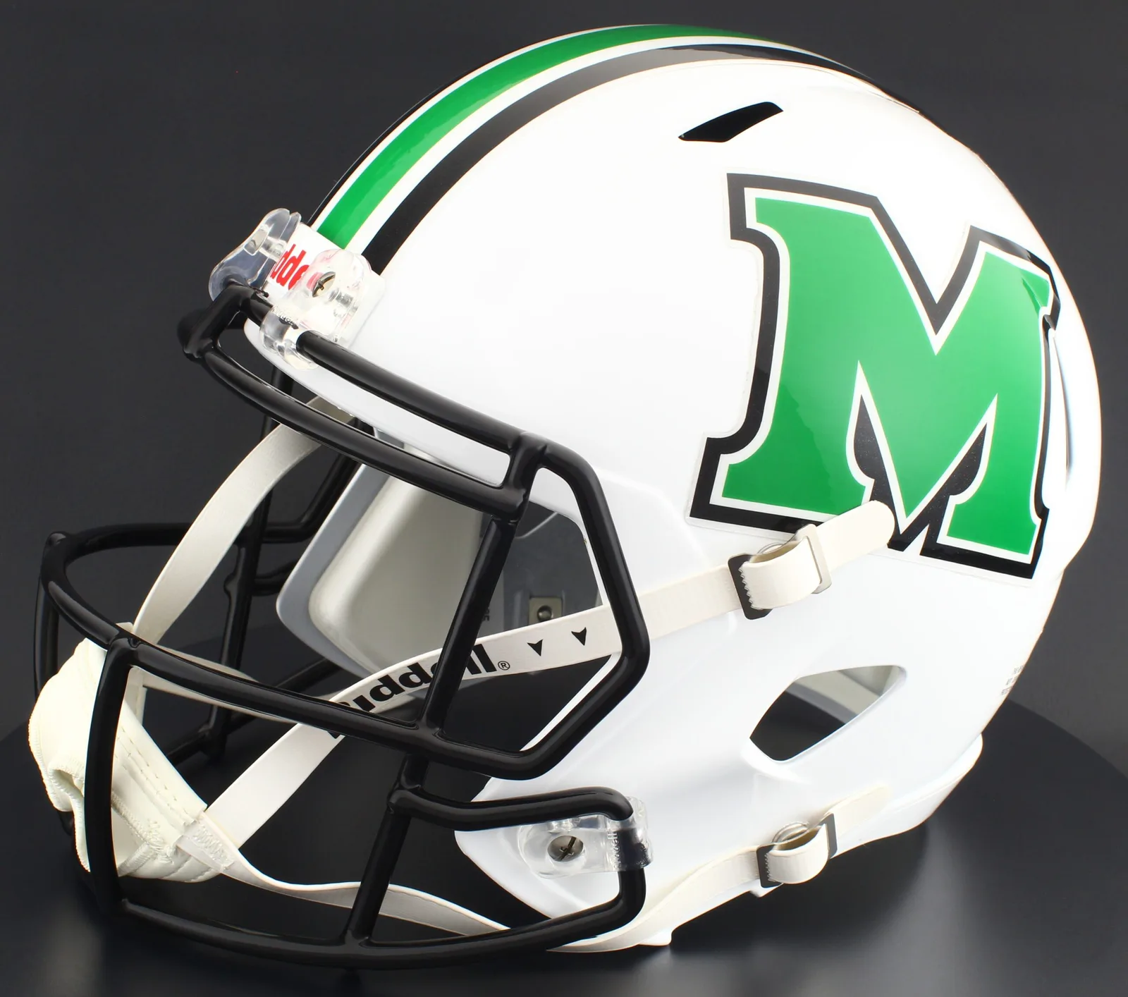 Marshall Thundering Herd Riddell Replica Speed Football Helmet – White Block “M”