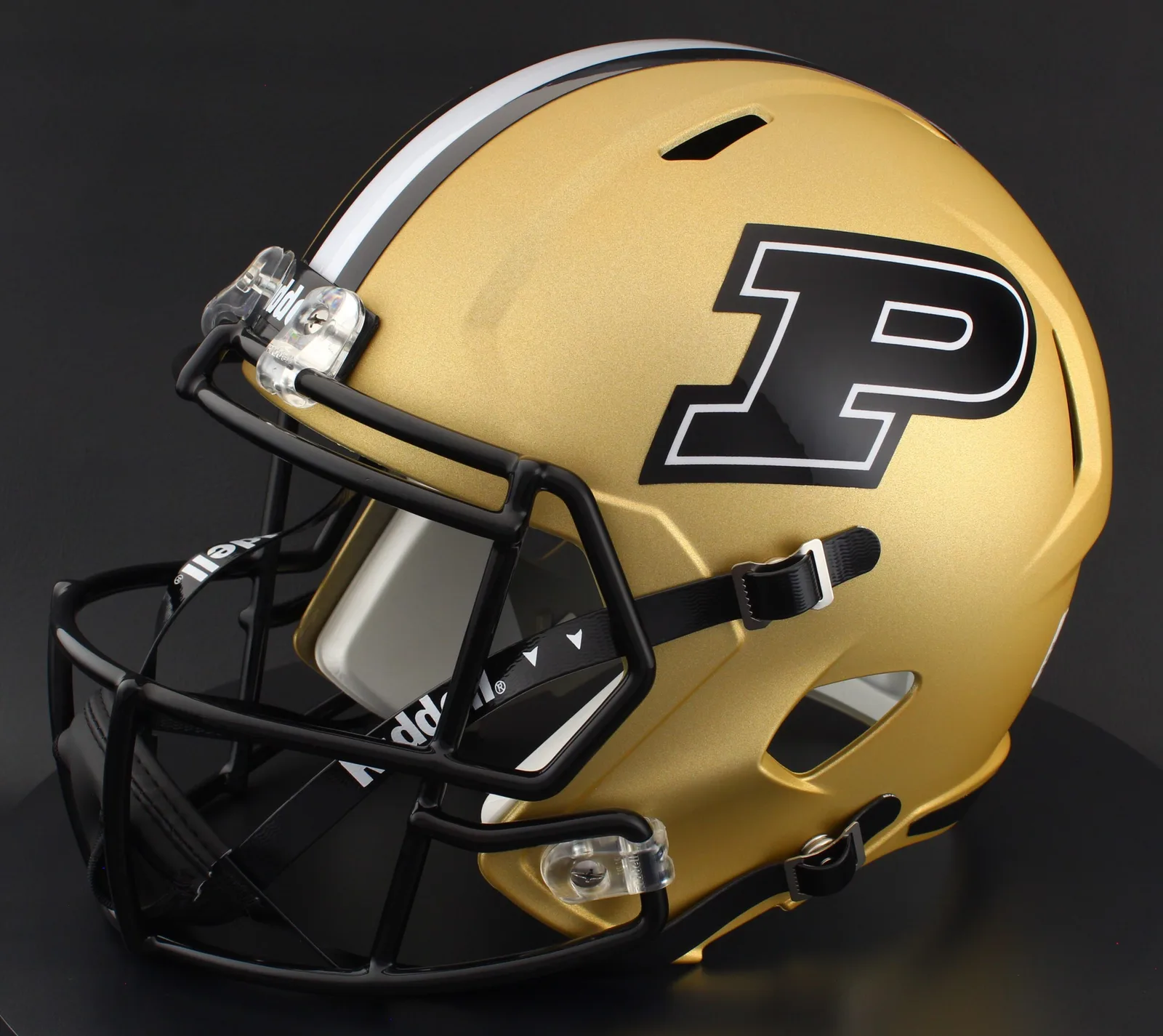 Purdue Boilermakers Riddell Replica Speed Football Helmet – Gold