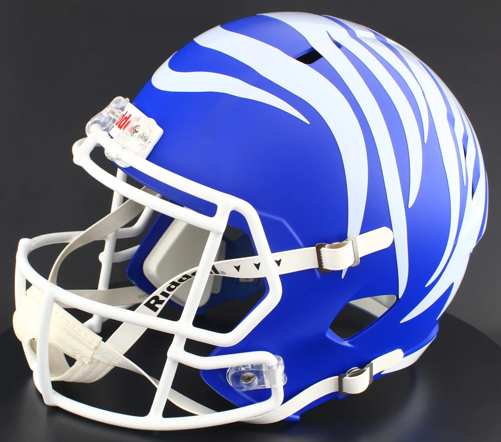 Memphis Tigers Riddell Replica Speed Football Helmet – Blue Alternate Stripes