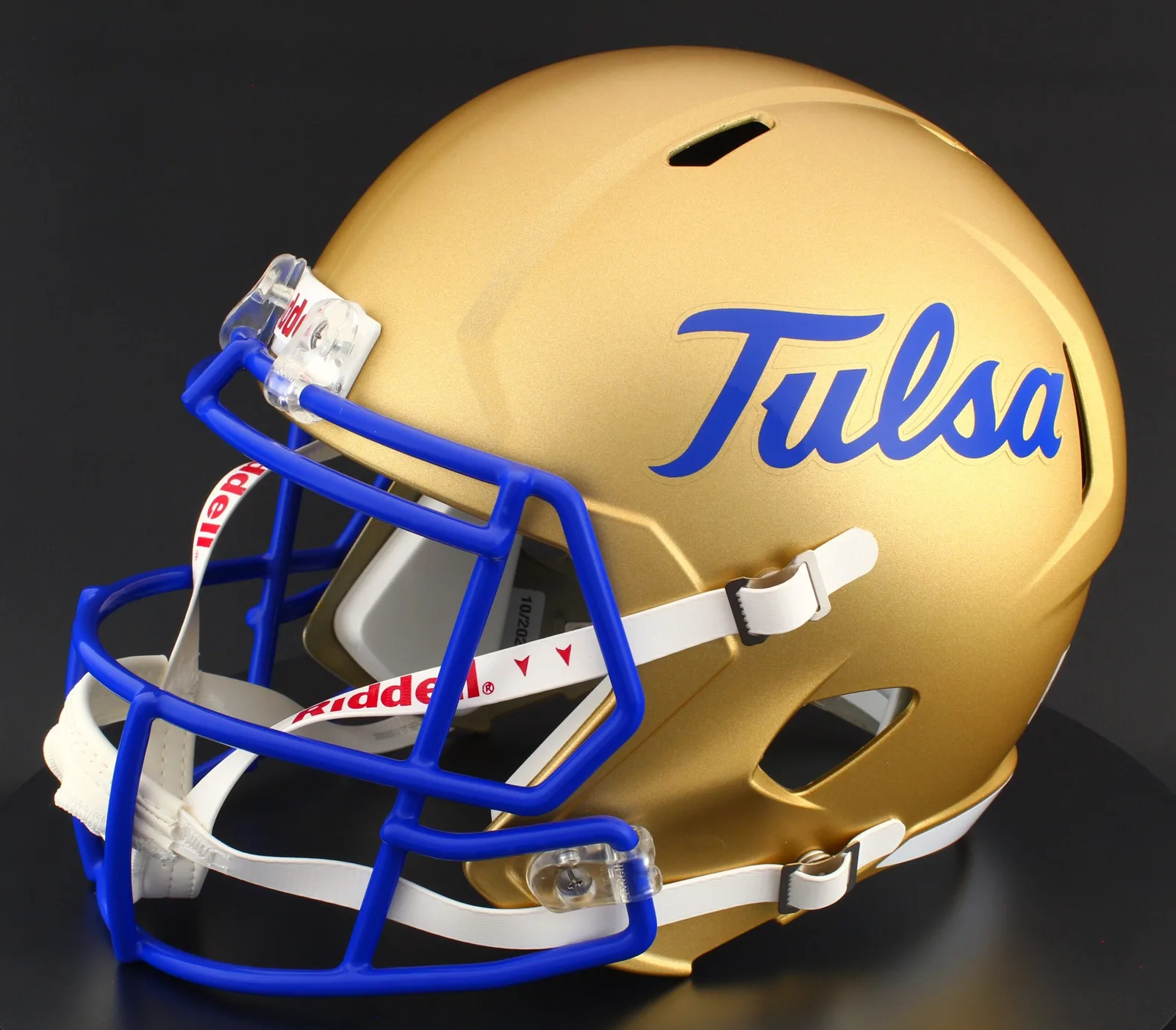 Tulsa Golden Hurricane Riddell Replica Speed Football Helmet – Script