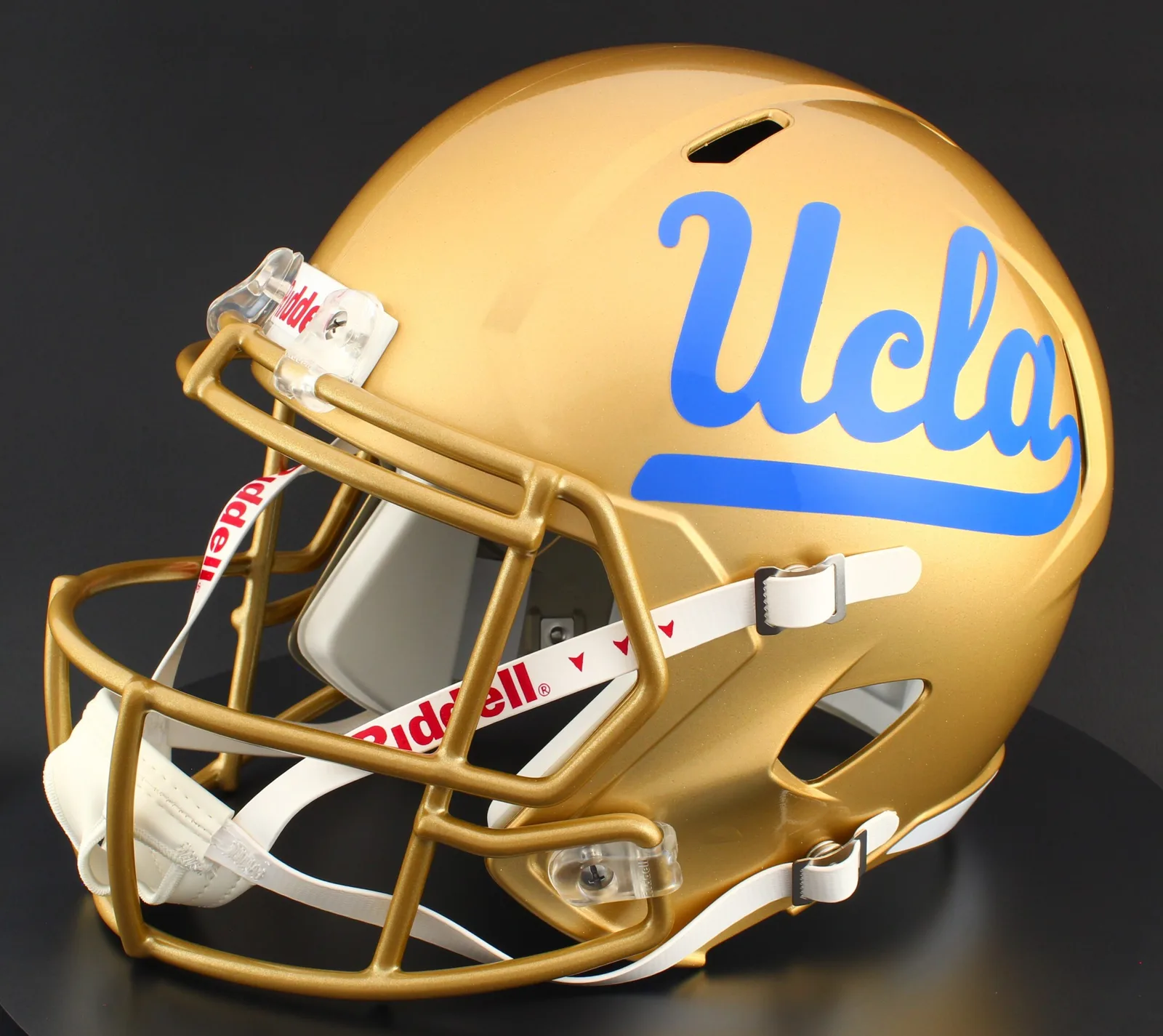 UCLA Bruins Riddell Replica Speed Football Helmet – Gold Script UCLA