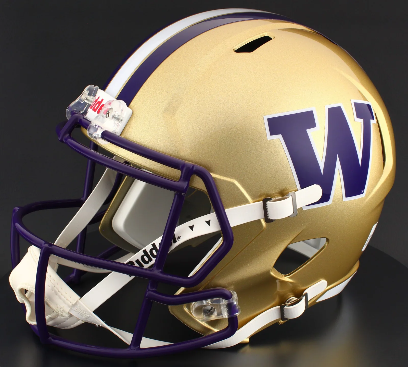 Washington Huskies Riddell Replica Speed Football Helmet – Gold Block “W”