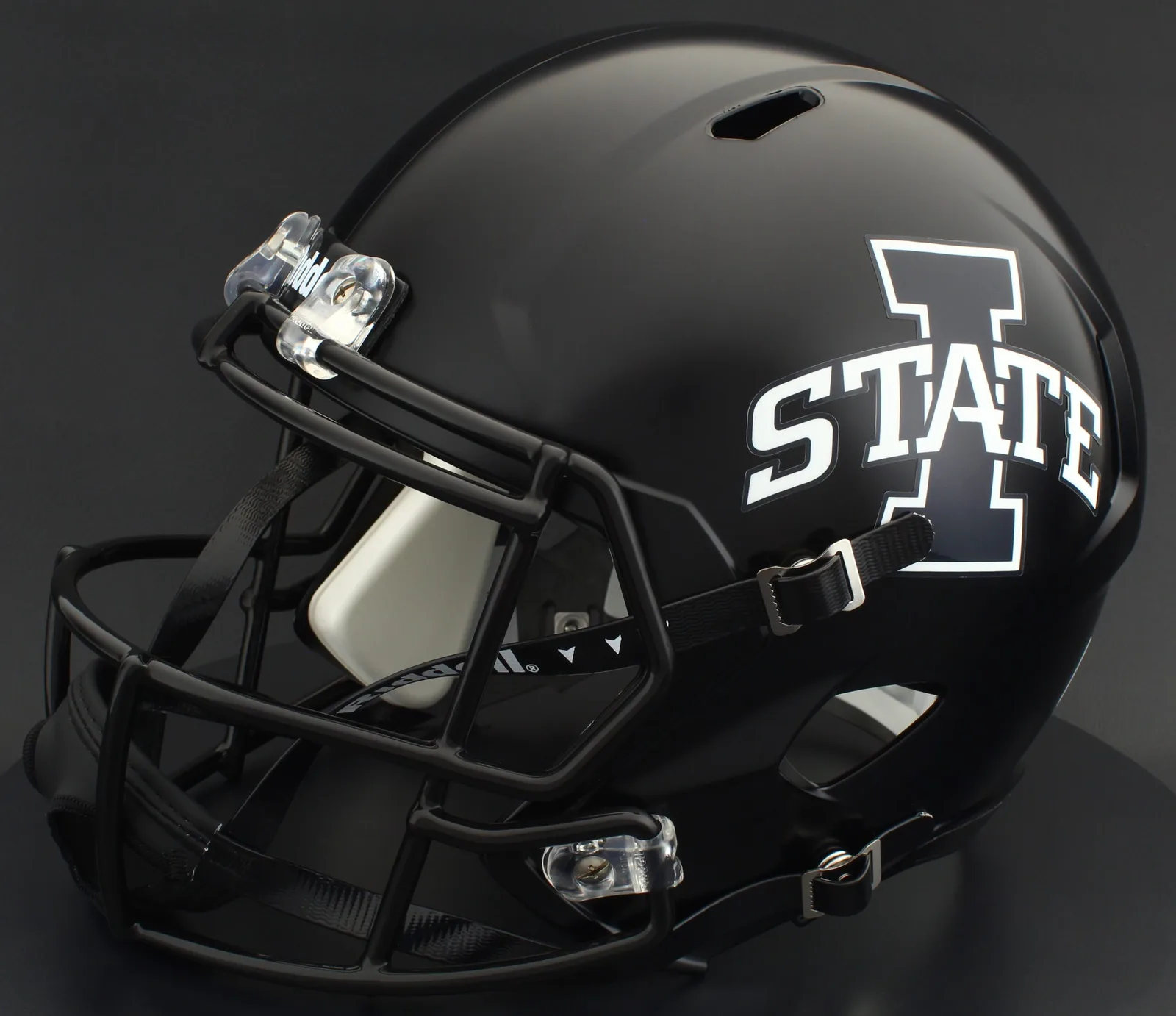 Iowa State Cyclones Riddell Replica Speed Football Helmet – Satin Black