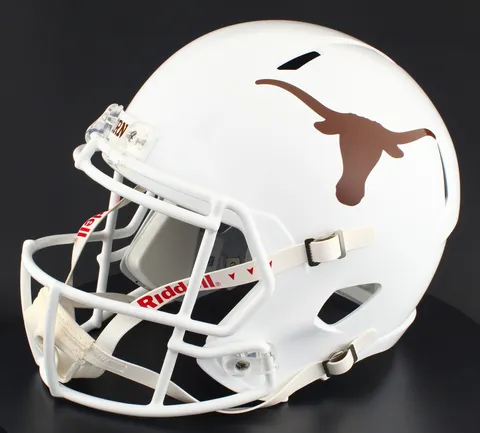 Texas Longhorns Riddell Replica Speed Football Helmet – White Longhorn