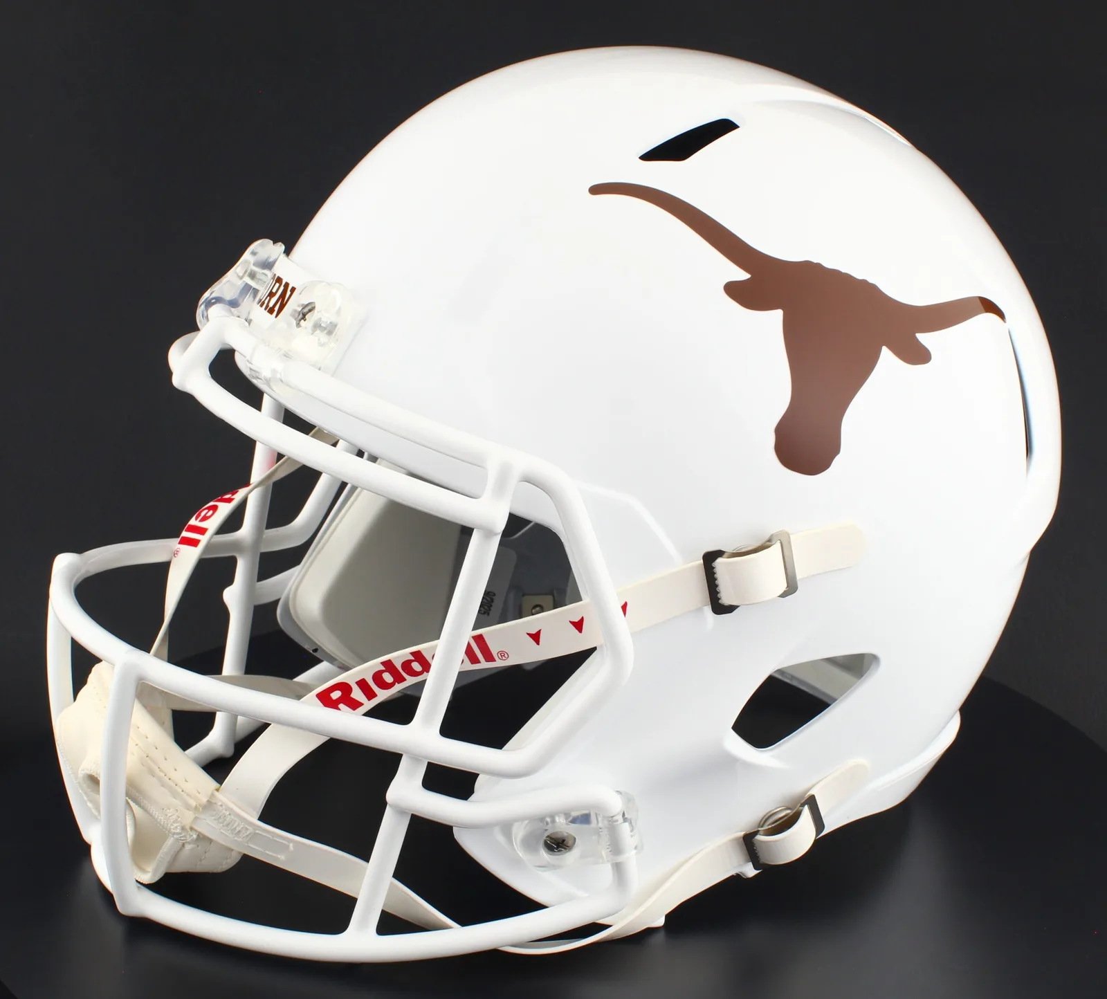 Texas Longhorns Riddell Replica Speed Football Helmet – White Longhorn