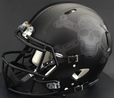 Army Black Knights Riddell Authentic Speed Football Helmet – Skull and Crossbones