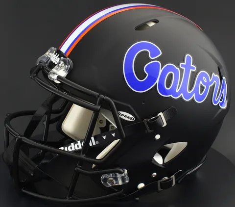 Florida Gators Riddell Authentic Speed Football Helmet – Satin Black