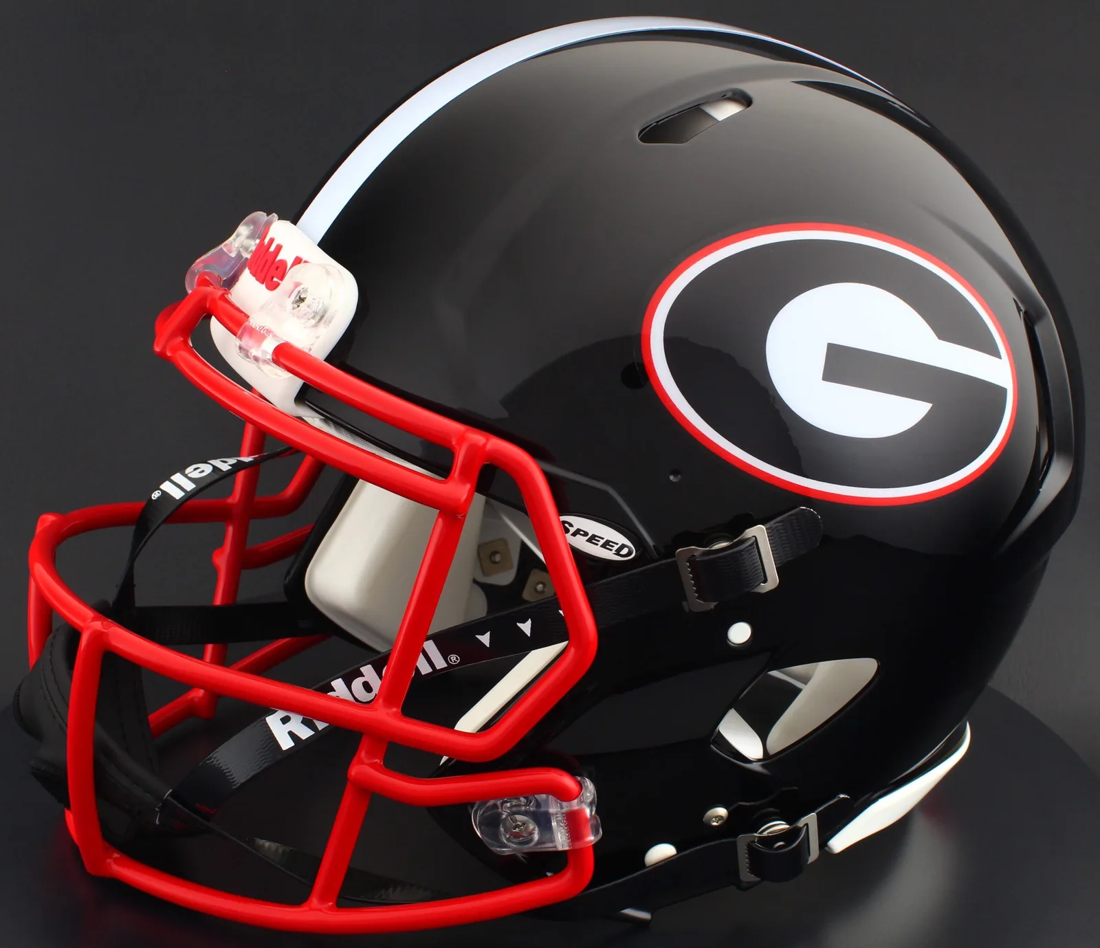 Georgia Bulldogs Riddell Authentic Speed Football Helmet – Black